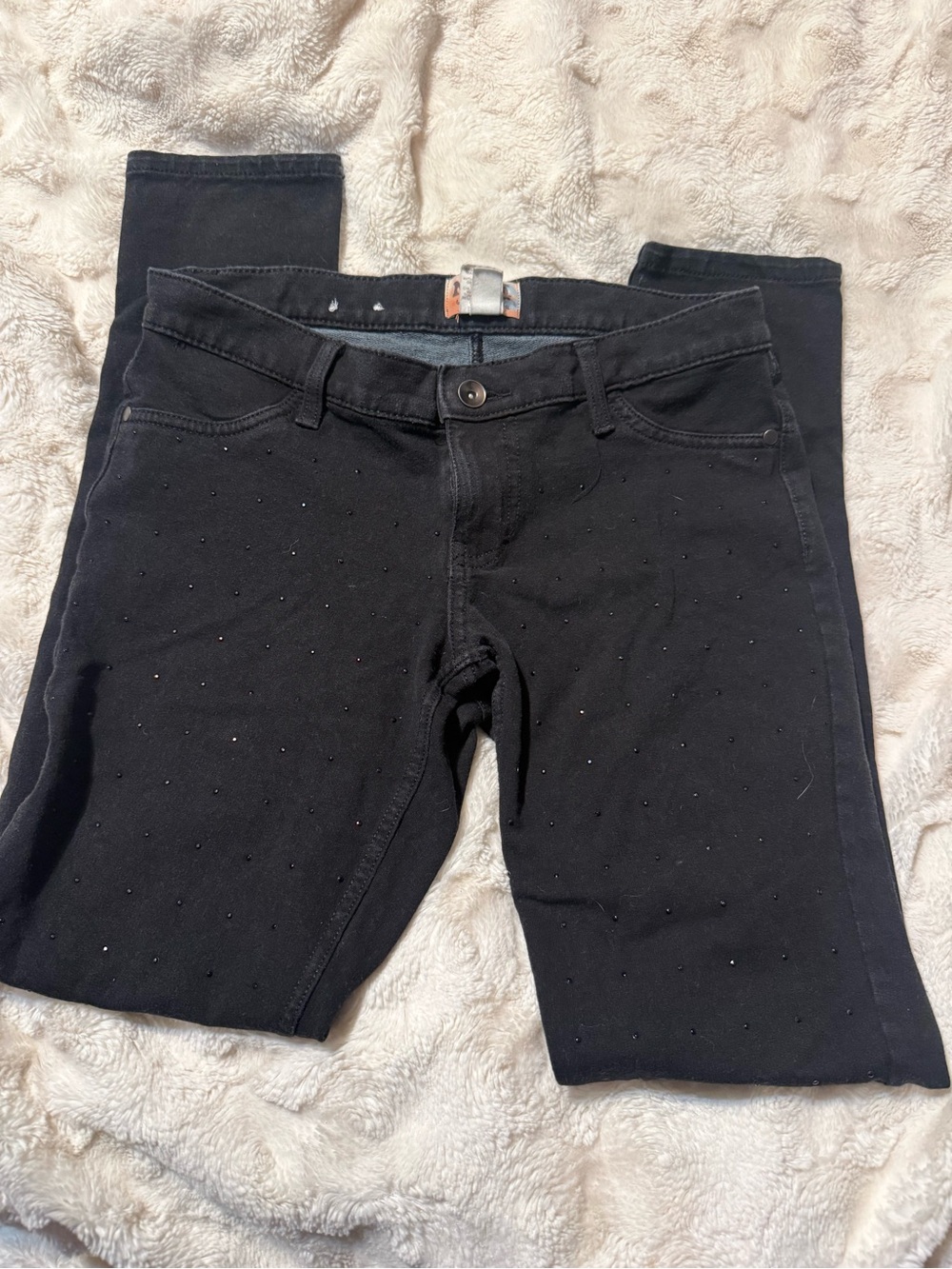 Mudd Black Skinny Jeans with Subtle Stud Accents